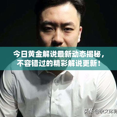 今日黃金解說最新動(dòng)態(tài)揭秘，不容錯(cuò)過的精彩解說更新！